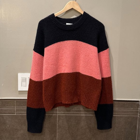 A.L.C. Morrison Alpaca-Blend Color-Block Sweater - Picture 8 of 15